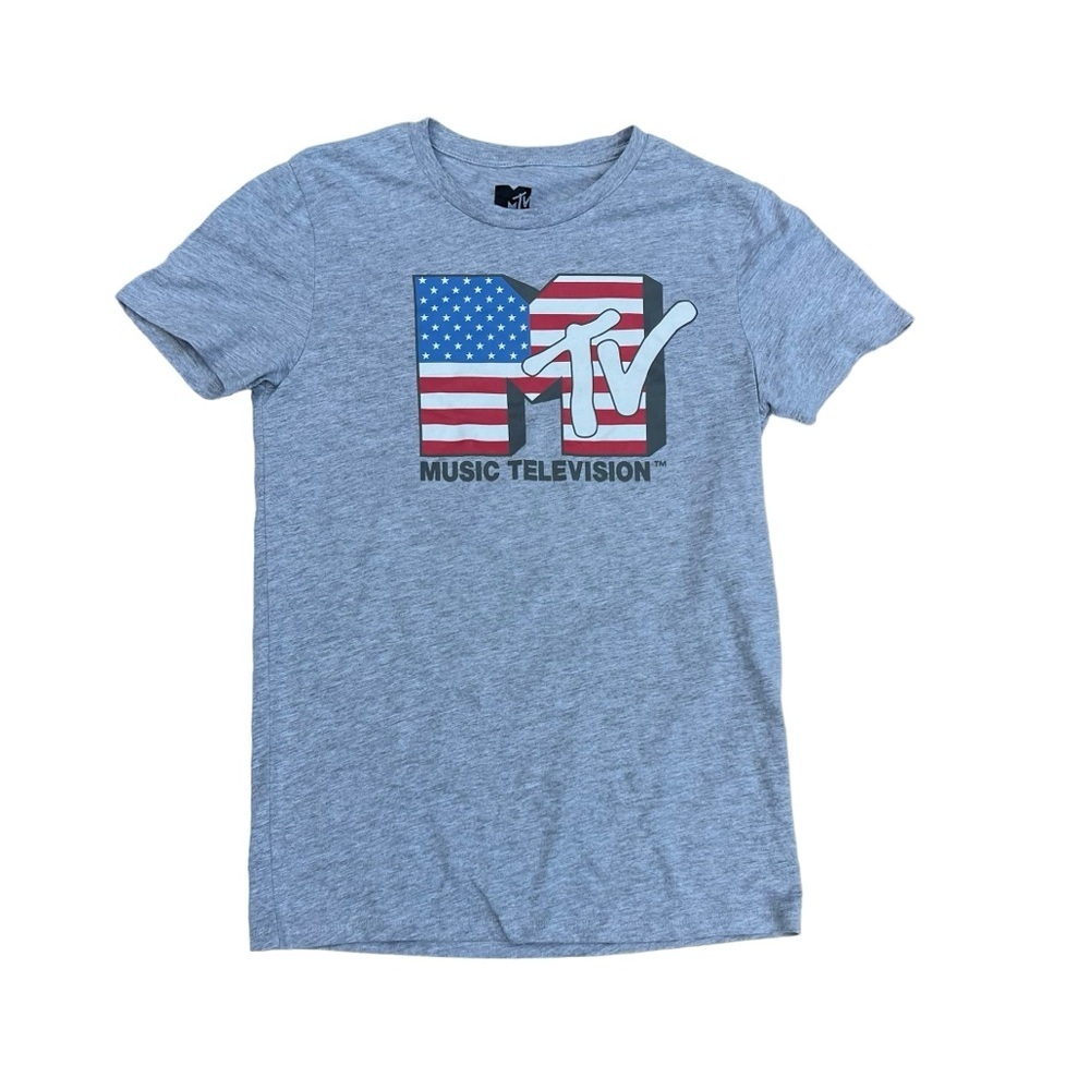 MTv American Flag adult Tshirt, size Small.​​